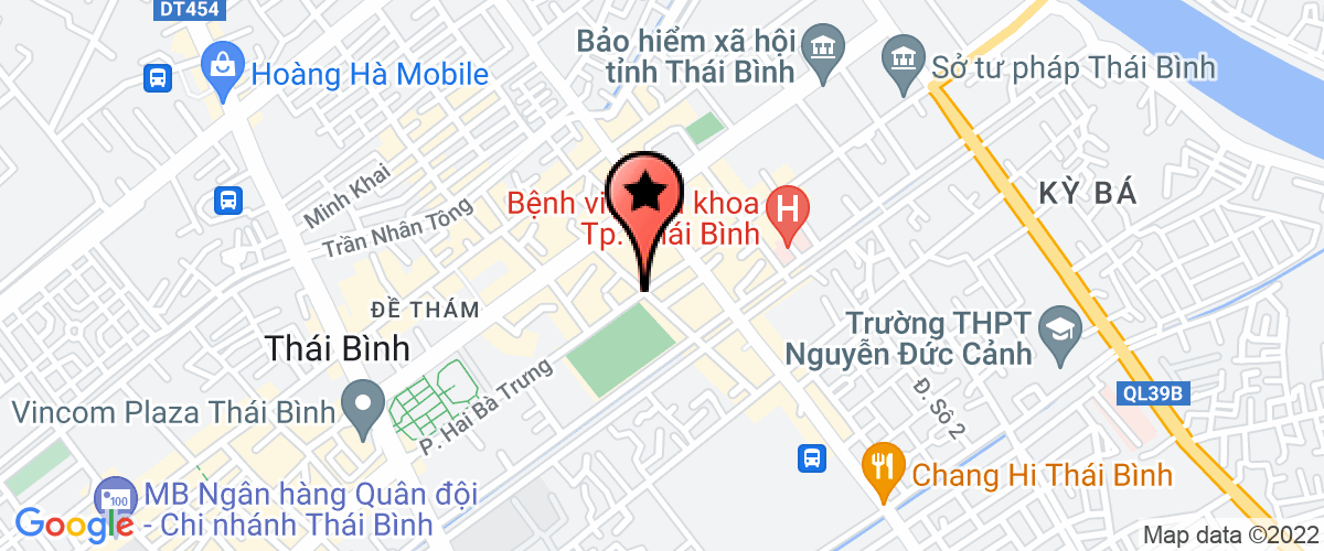 Bản đồ đến địa chỉ Thư viện tổng hợp tỉnh Thái Bình
