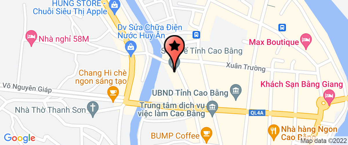 Bản đồ đến địa chỉ Ban quản lý dự án hỗ trợ hệ thống y tế tỉnh Cao Bằng