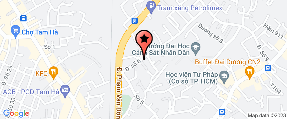 Bản đồ đến địa chỉ Công ty TNHH Ngũ Kim HUA SHENG (Nộp hộ thuế nhà thầu nước ngoài)