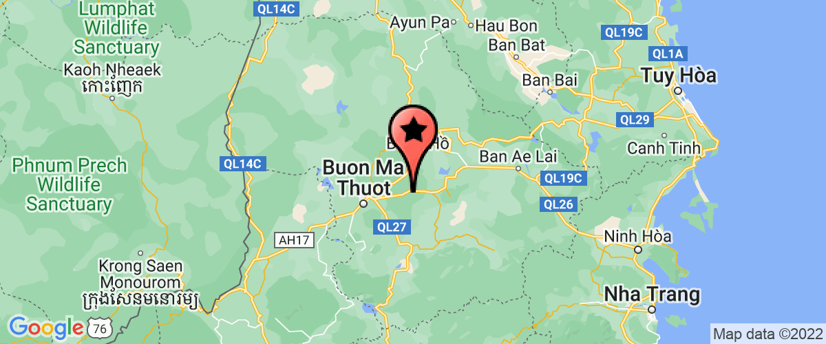 Bản đồ đến địa chỉ Công Ty TNHH Một Thành Viên Hải Khanh Đắk Nông