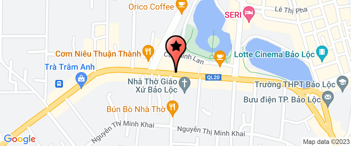 Bản đồ đến địa chỉ Chi Nhánh Công Ty Cổ Phần Bảo Hiểm Viễn Đông - Phòng BH Viễn Đông Lâm Đồng 2