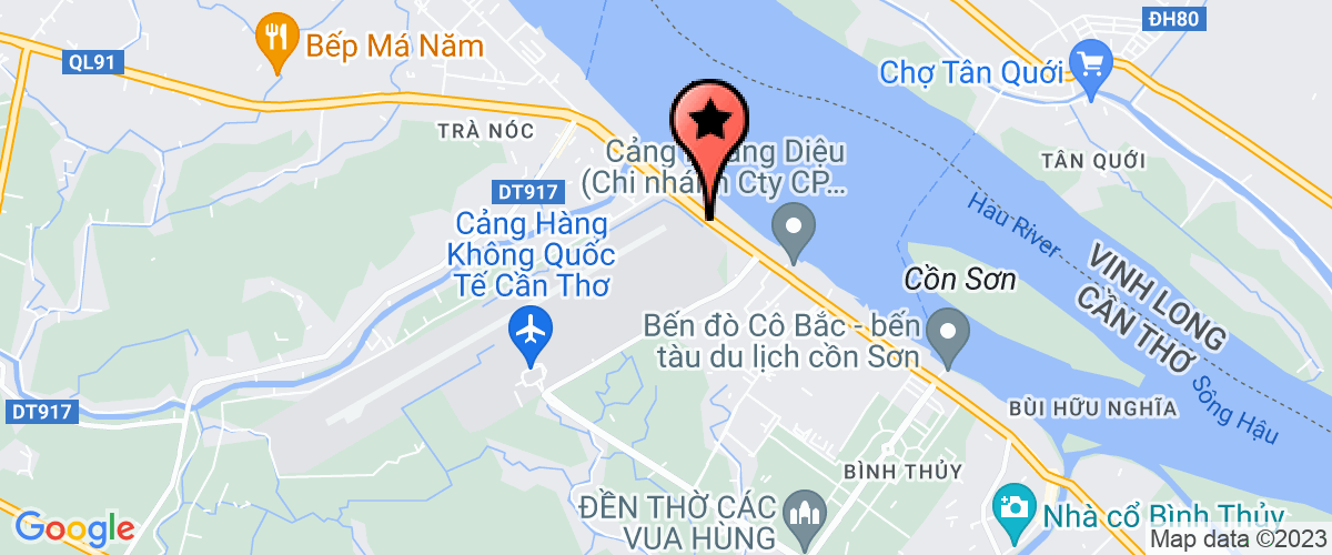 Bản đồ đến địa chỉ Chi Nhánh Công Ty Cổ Phần Thương Mại Đầu Tư Dầu Khí Nam Sông Hậu Tại Cần Thơ