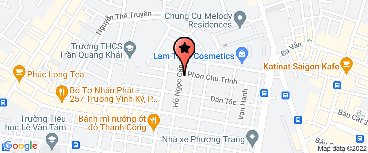 Bản đồ đến địa chỉ Công Ty TNHH Nhôm Kính Inox Ngọc Trinh