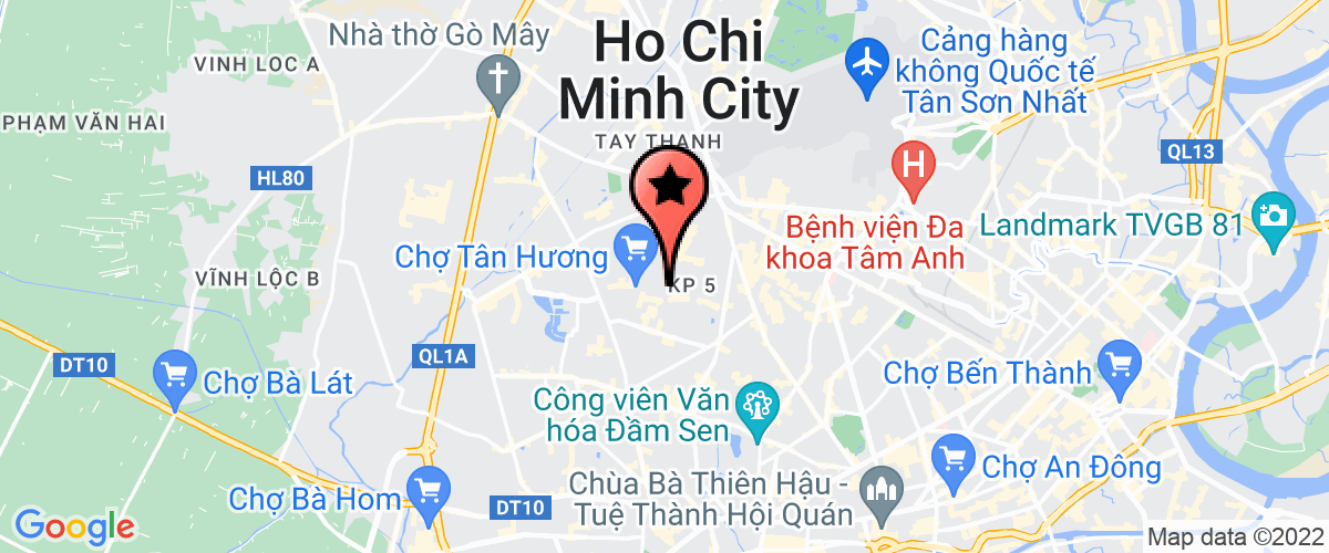 Bản đồ đến địa chỉ Công Ty TNHH TM DV Vận Tải Thịnh Phát