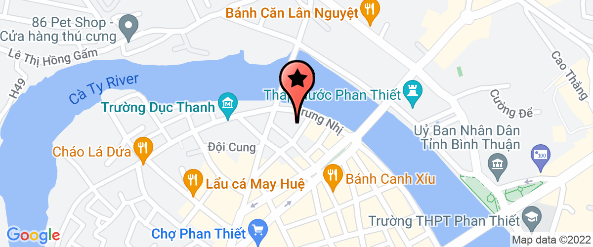 Bản đồ đến địa chỉ Công Ty TNHH Cà Ty