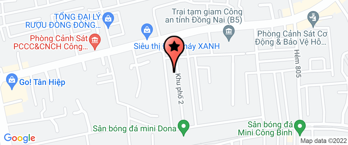Bản đồ đến địa chỉ Công Ty TNHH Quảng Cáo Thiết Kế Trung Tín