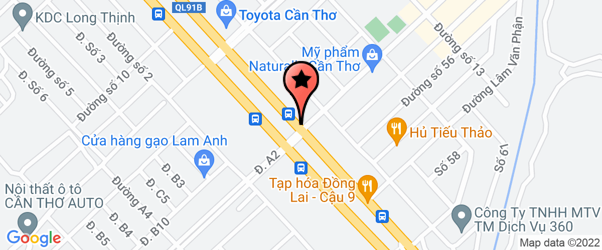 Bản đồ đến địa chỉ Công Ty Trách Nhiệm Hữu Hạn Một Thành Viên Thương Mại Xây Dựng Vận Tải Trấn Giang