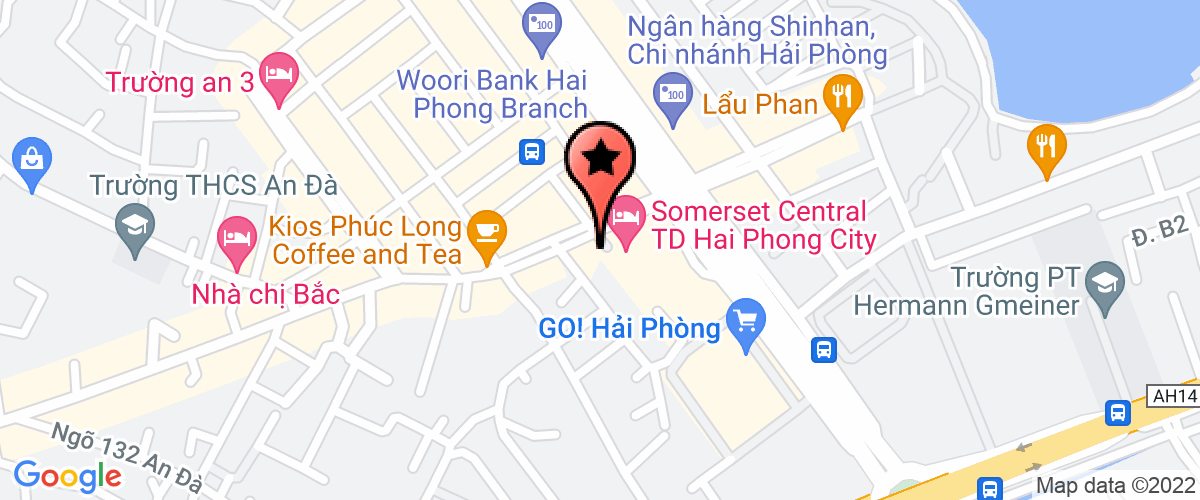 Bản đồ đến địa chỉ Chi nhánh Công ty TNHH dịch vụ vận tải hàng hải Ngôi Sao Việt Nam tại Hải Phòng