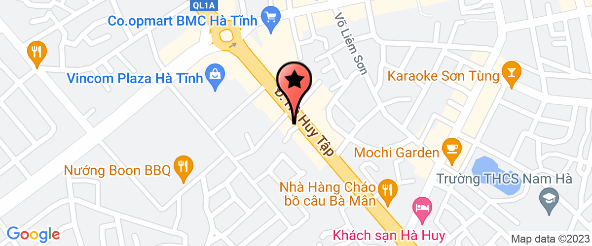 Bản đồ đến địa chỉ Chi Nhánh Công Ty CP Đấu Giá Phú Quý Tại Hà Tĩnh