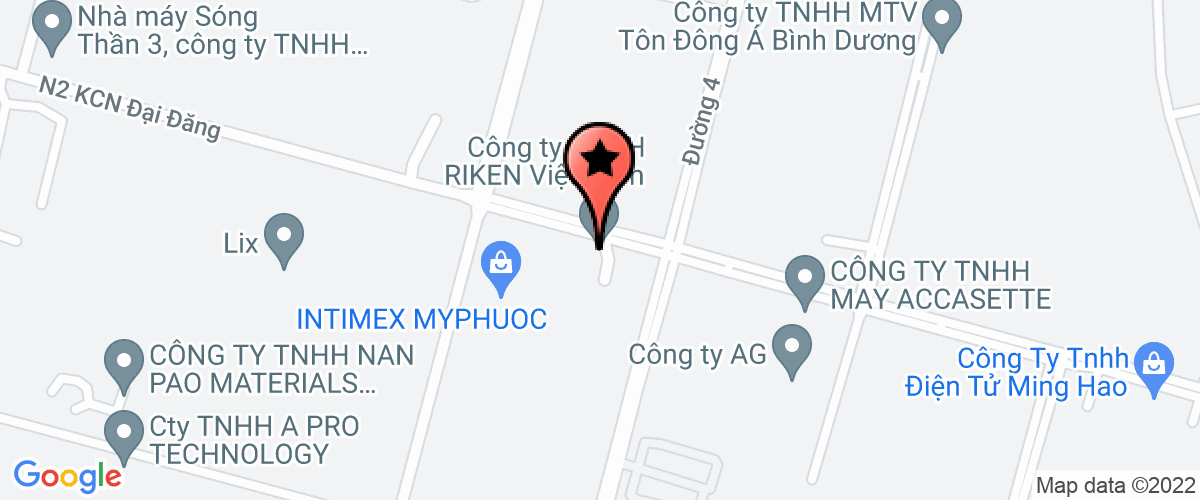 Bản đồ đến địa chỉ Công Ty TNHH RIKEN Việt Nam