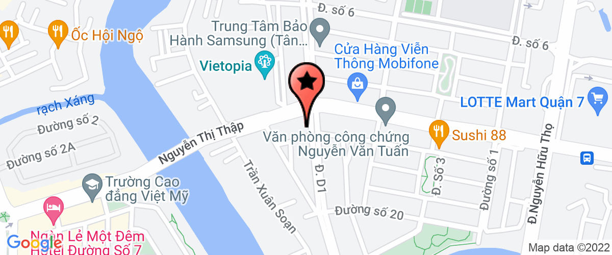 Bản đồ đến địa chỉ Công Ty Trách Nhiệm Hữu Hạn Singapore Indochina Healthcare Group