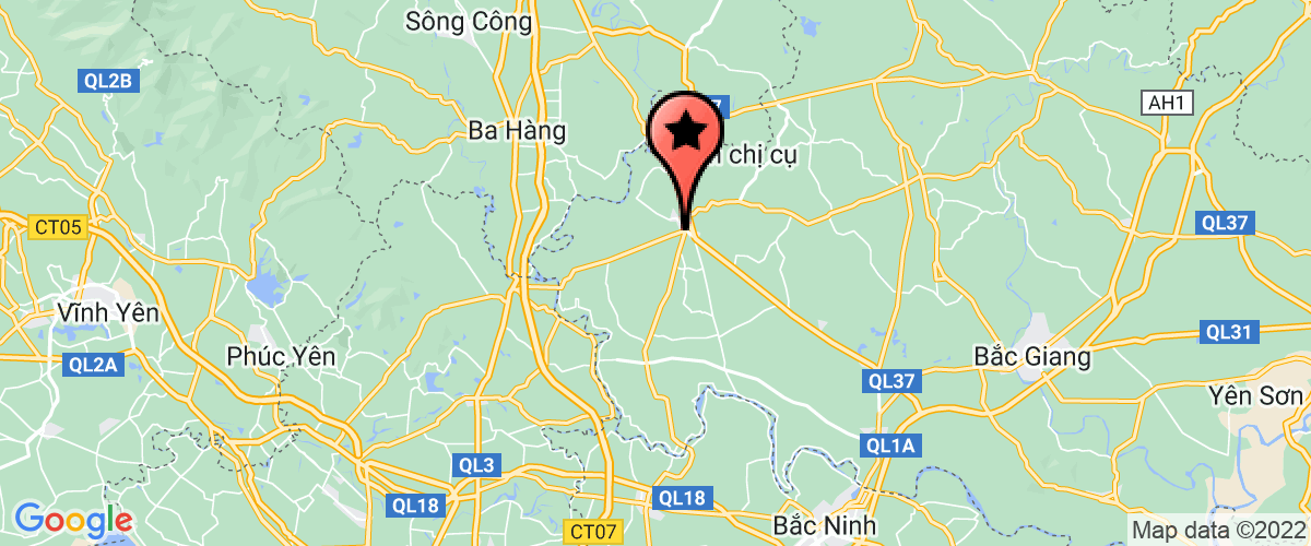 Bản đồ đến địa chỉ Công Ty TNHH Ngọc Dương Bắc Giang
