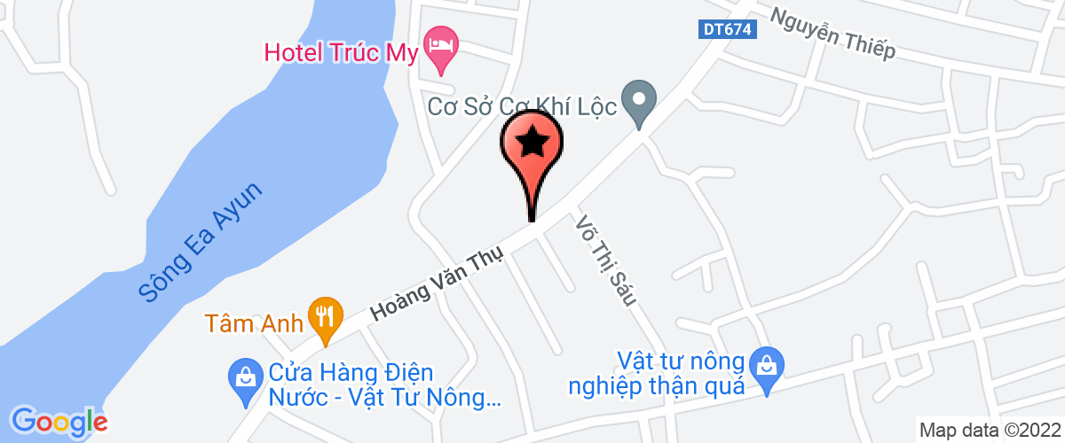 Bản đồ đến địa chỉ Công Ty TNHH Một Thành Viên Thành Anh Gia Lai