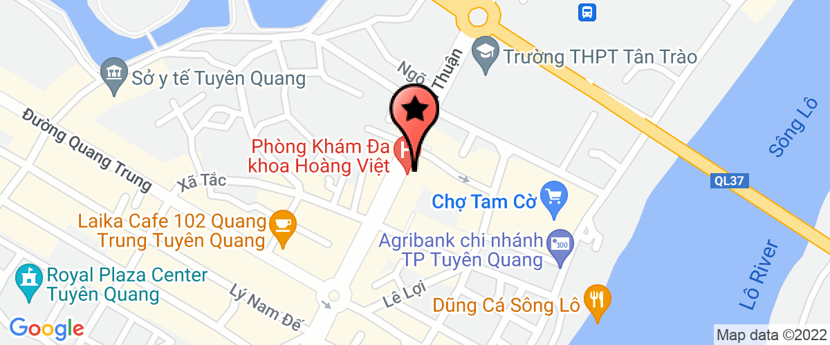Bản đồ đến địa chỉ Công Ty Trách Nhiệm Hữu Hạn Một Thành Viên Trung Khánh