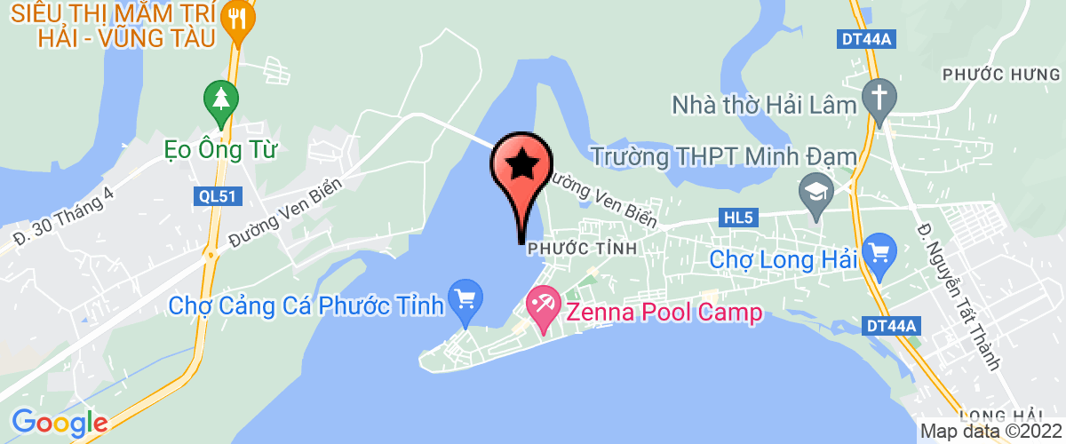 Bản đồ đến địa chỉ Ban quản lý cảng cá Phước Tỉnh Huyện Long Điền
