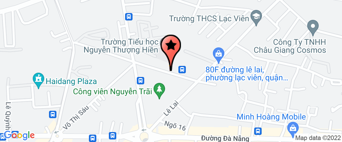 Bản đồ đến địa chỉ Công Ty TNHH Thương Mại Vận Tải Hải Nam Phong