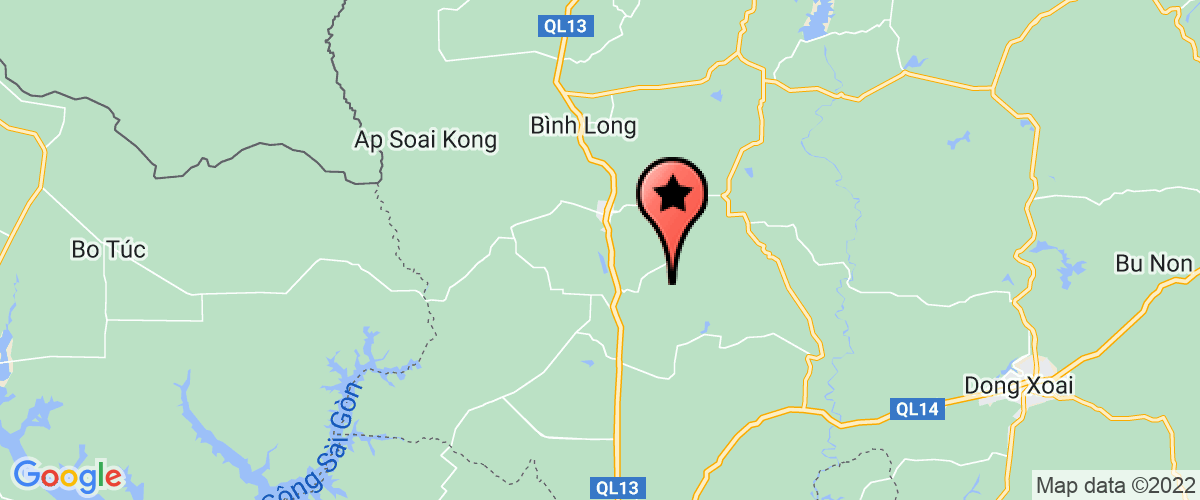 Bản đồ đến địa chỉ Công Ty TNHH Một Thành Viên Phương Nam Bình Phước