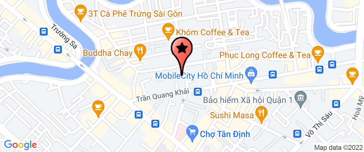 Bản đồ đến địa chỉ UBND Phường Tân Định