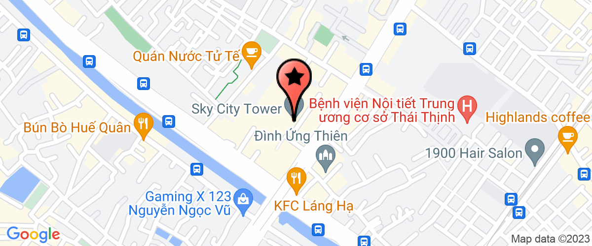 Bản đồ đến địa chỉ Văn Phòng Đại Diện Tại Hà Nội - Công Ty Cổ Phần Vận Tải Biển Và Thương Mại Hàng Hải