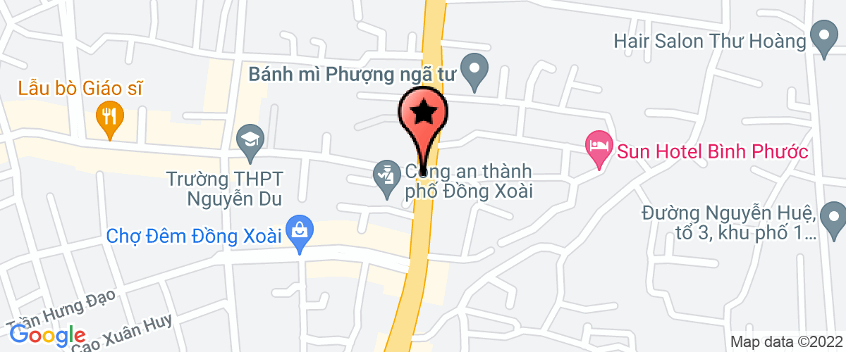 Bản đồ đến địa chỉ Ban Quản lý dự án các công trình Cty TM. XNK .DL Bình Phước