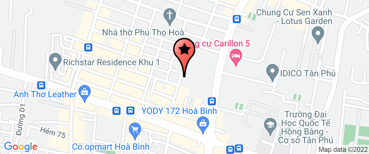 Bản đồ đến địa chỉ Công Ty TNHH Saigon Fairy Land