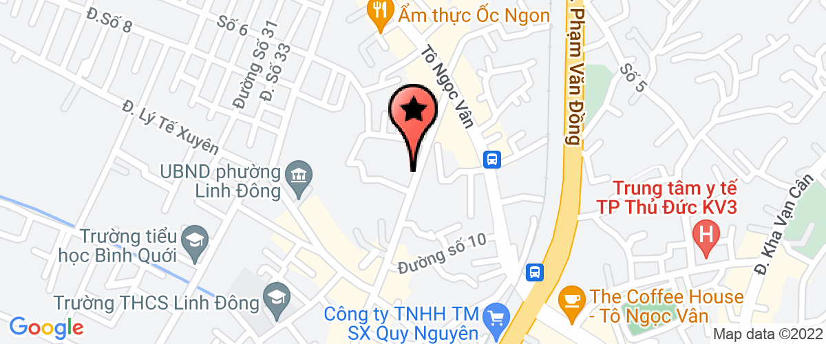 Bản đồ đến địa chỉ Công Ty Trách Nhiệm Hữu Hạn Thương Mại Dịch Vụ Công Nghệ Thủ Đức