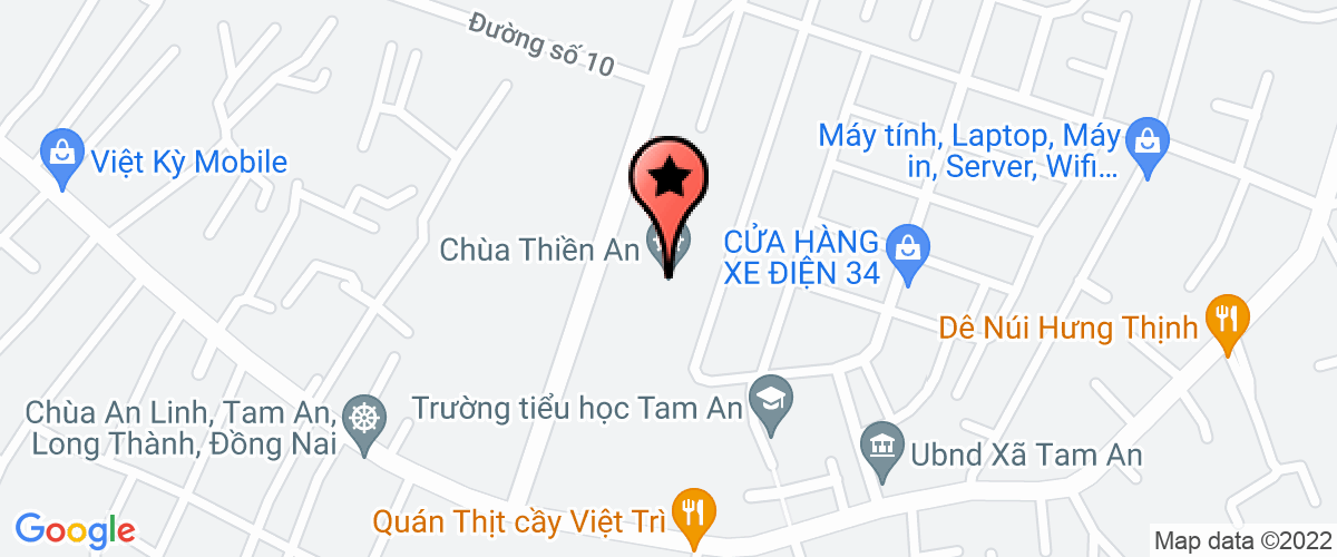 Bản đồ đến địa chỉ Công Ty TNHH Thương Mại Sản Xuất Vương Thuận Phát