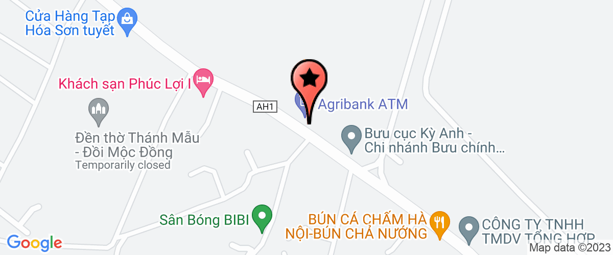 Bản đồ đến địa chỉ Công đoàn Cảng Vụ Hàng Hải Hà Tĩnh - Trung tâm phúc lợi thuyền viên Vũng áng