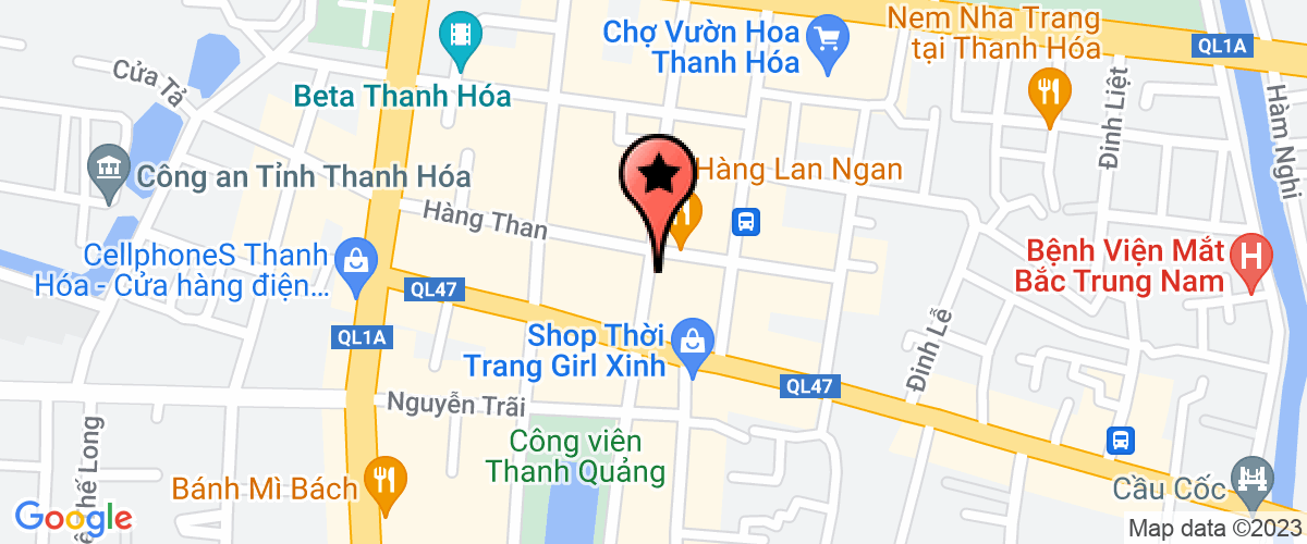 Bản đồ đến địa chỉ Công Ty TNHH Một Thành Viên Con Đường Xanh Quảng Nam - Chi Nhánh Thanh Hóa