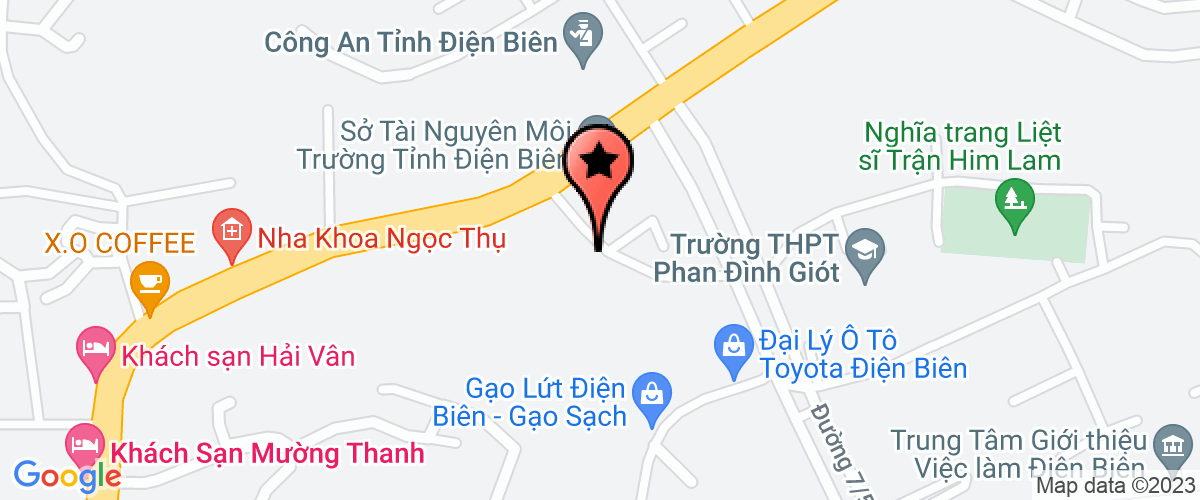 Bản đồ đến địa chỉ Ban quản lý dự án tăng cường chăm sóc mắt hòa nhập cộng đồng tại tỉnh Điện Biện