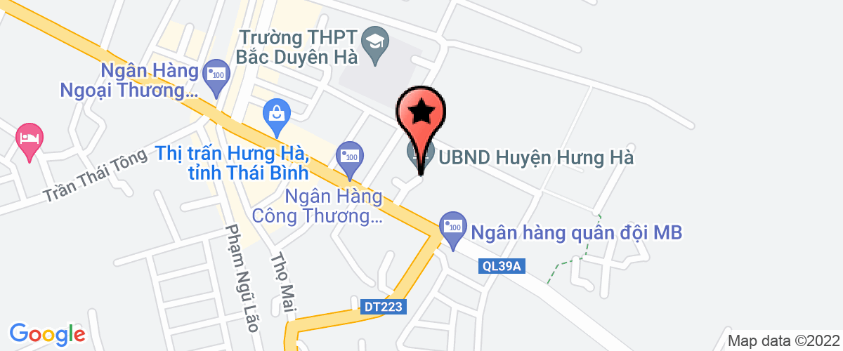 Bản đồ đến địa chỉ Công Ty Cổ Phần Tổng Công Ty Giống Cây Trồng Thái Bình - Chi Nhánh Thái Phương