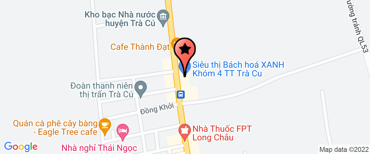 Bản đồ đến địa chỉ Tòa án Nhân Dân Huyện Trà Cú