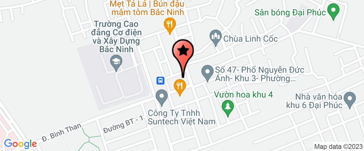 Bản đồ đến địa chỉ Công Ty TNHH Galaxy Tech Vina
