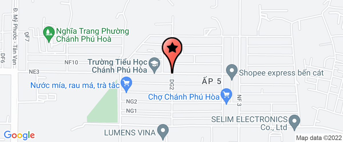 Bản đồ đến địa chỉ Công Ty TNHH MTV Kim Ý Bình Dương