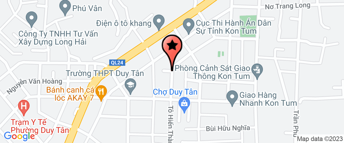Bản đồ đến địa chỉ Công Ty TNHH Một Thành Viên Toàn Ngọc Kon Tum
