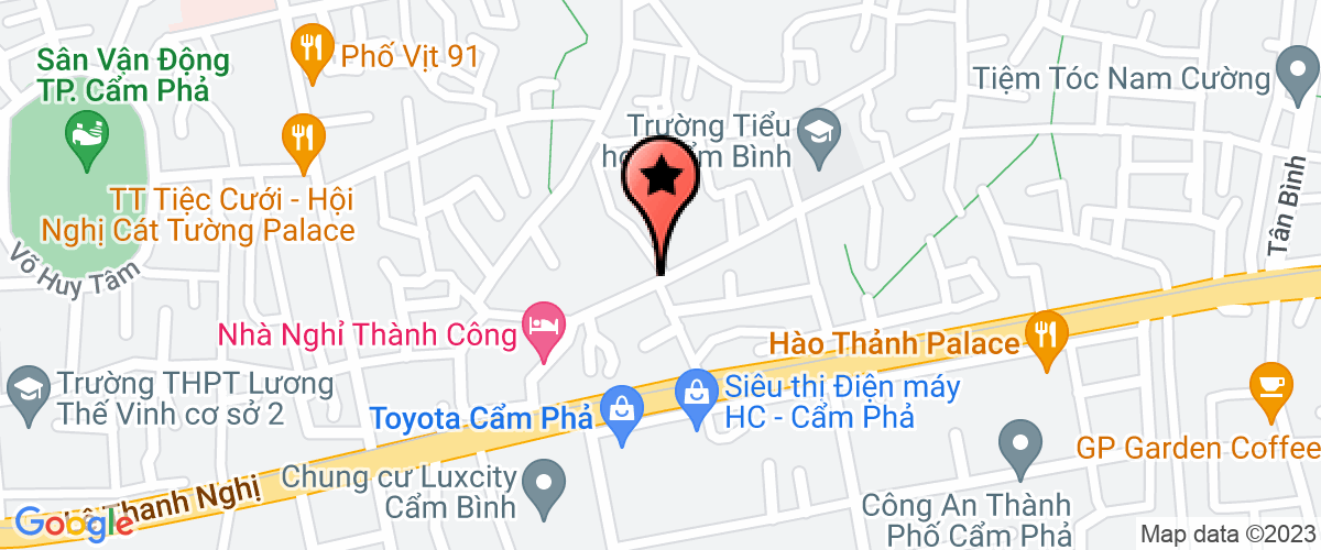 Bản đồ đến địa chỉ Công ty cổ phần dịch vụ giải trí Bái Tử Long