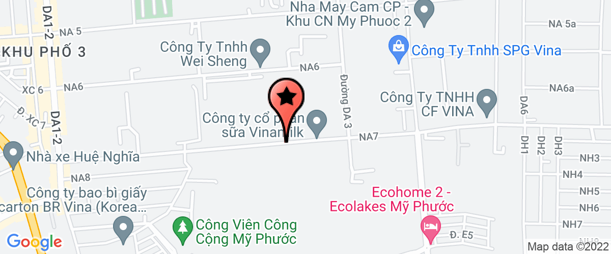 Bản đồ đến địa chỉ Chi nhánh Công ty CP Sữa Việt Nam - Nhà máy Sữa Việt Nam