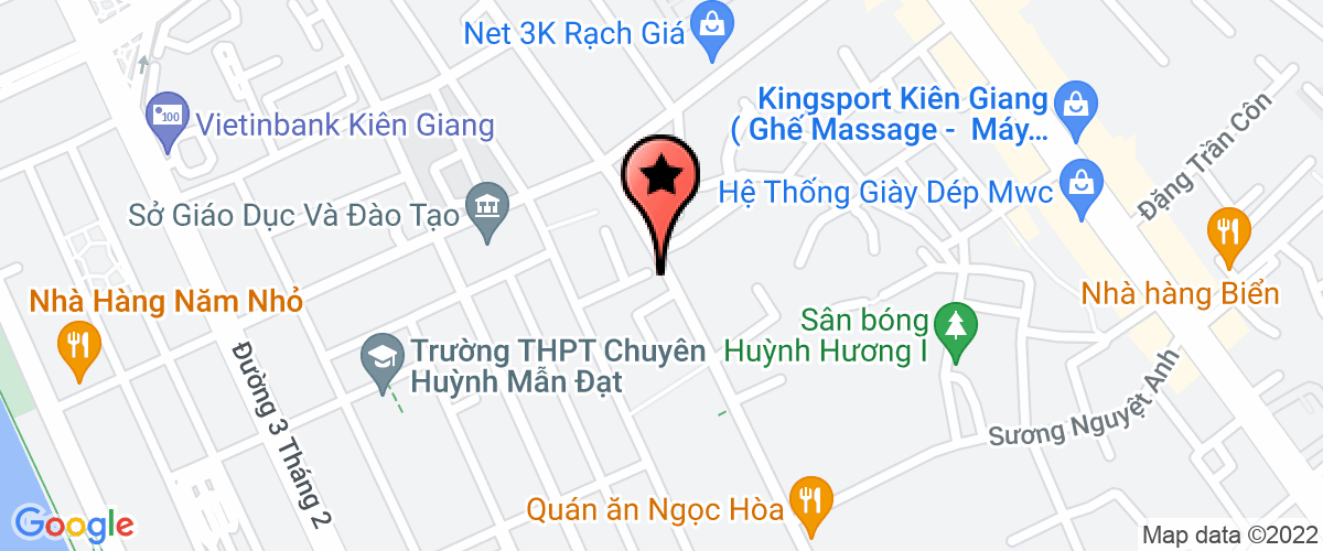Bản đồ đến địa chỉ Chi Nhánh Công Ty TNHH Truyền Hình Cáp Saigontourist - Tỉnh Kiên Giang