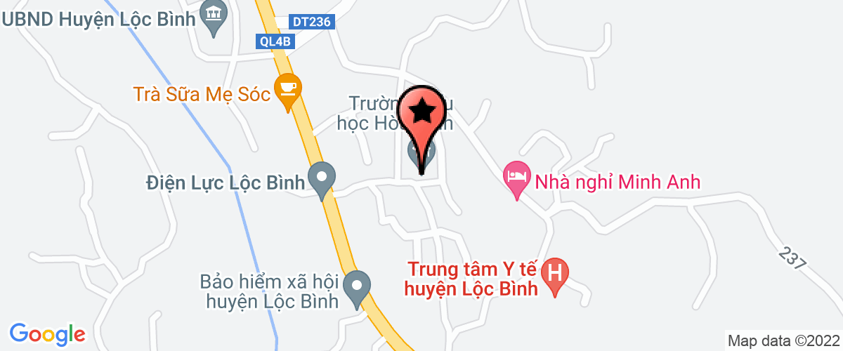 Bản đồ đến địa chỉ Phòng Giáo dục và đào tạo huyện Lộc Bình