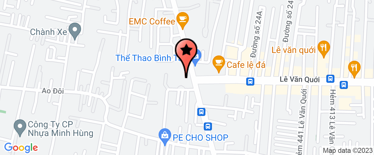 Bản đồ đến địa chỉ Công Ty TNHH Dịch Vụ Cà Phê Thúy Vy