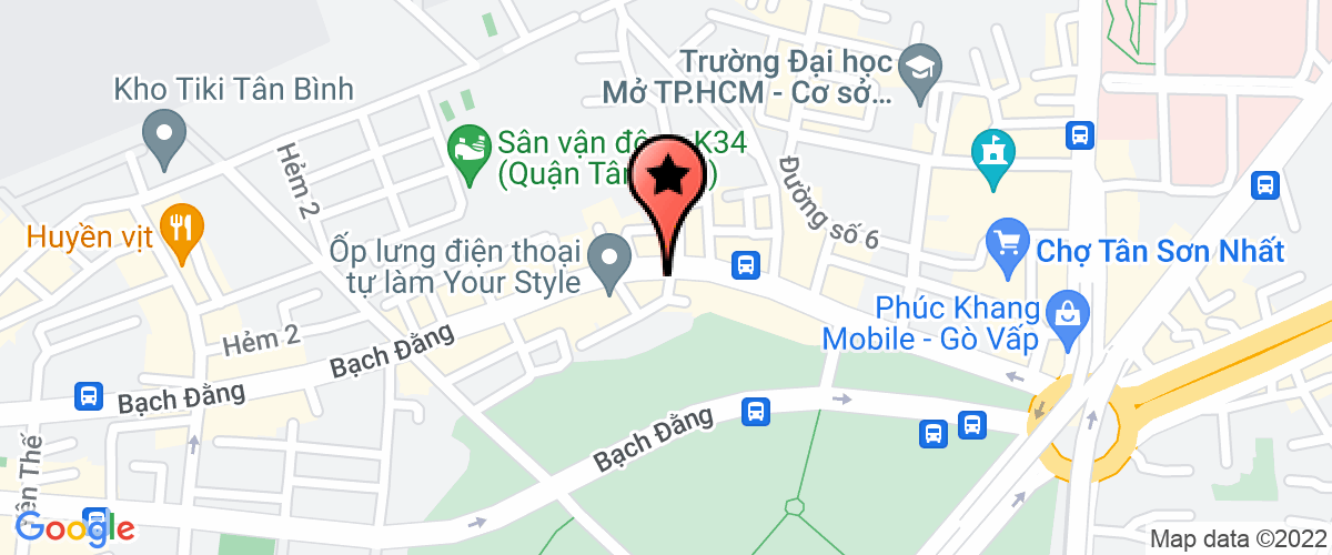 Bản đồ đến địa chỉ Công Ty Trách Nhiệm Hữu Hạn Một Thành Viên Beautybar