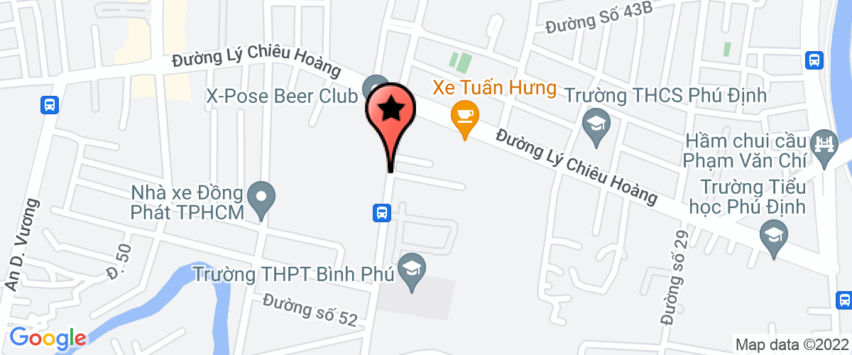 Bản đồ đến địa chỉ Văn Phòng Đại Diện Công Ty TNHH Nanotech Việt Thái