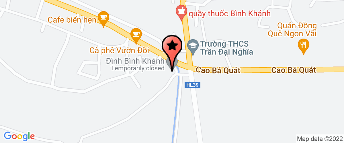 Bản đồ đến địa chỉ Công Ty TNHH Thương Mại Nông Sản Tân Thành