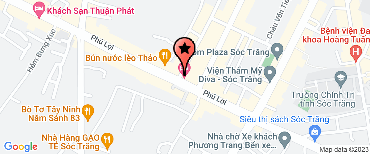 Bản đồ đến địa chỉ Chi Nhánh 5 Công Ty TNHH Tín Hòa - Khách Sạn - Cửa Hàng Xe Tín Hòa