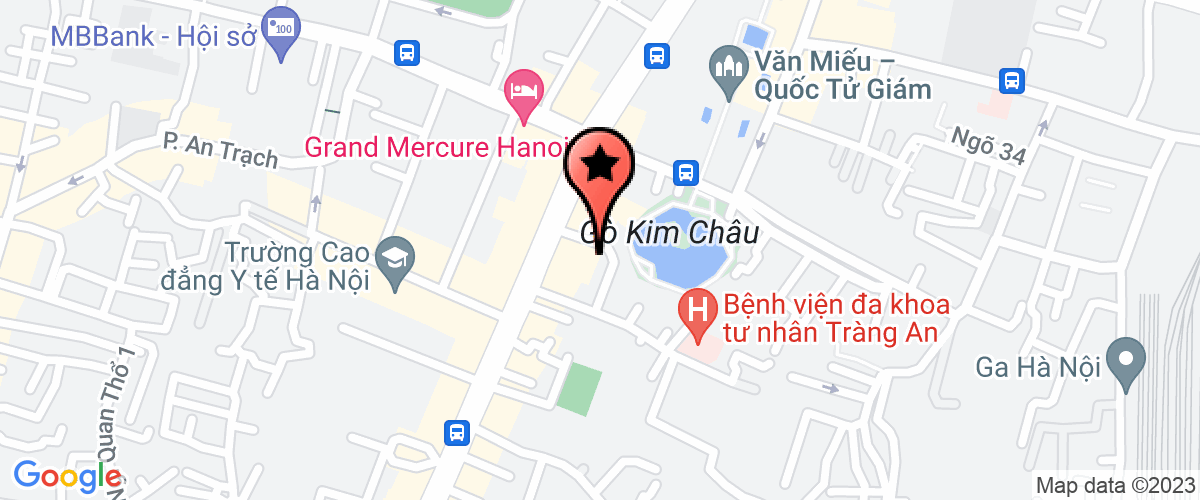 Bản đồ đến địa chỉ Công Ty TNHH Hải Hà An Bình - Chi Nhánh Hà Nội