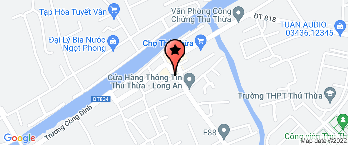 Bản đồ đến địa chỉ ủy ban nhân dân thị trấn Thủ Thừa
