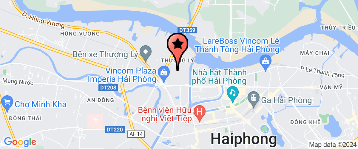 Bản đồ đến địa chỉ Công ty trách nhiệm hữu hạn Mạnh Hùng