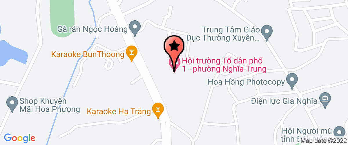 Bản đồ đến địa chỉ Công Ty TNHH Một Thành Viên Quảng Cáo Và Thương Mại Điện Tử 24h Đăk Nông