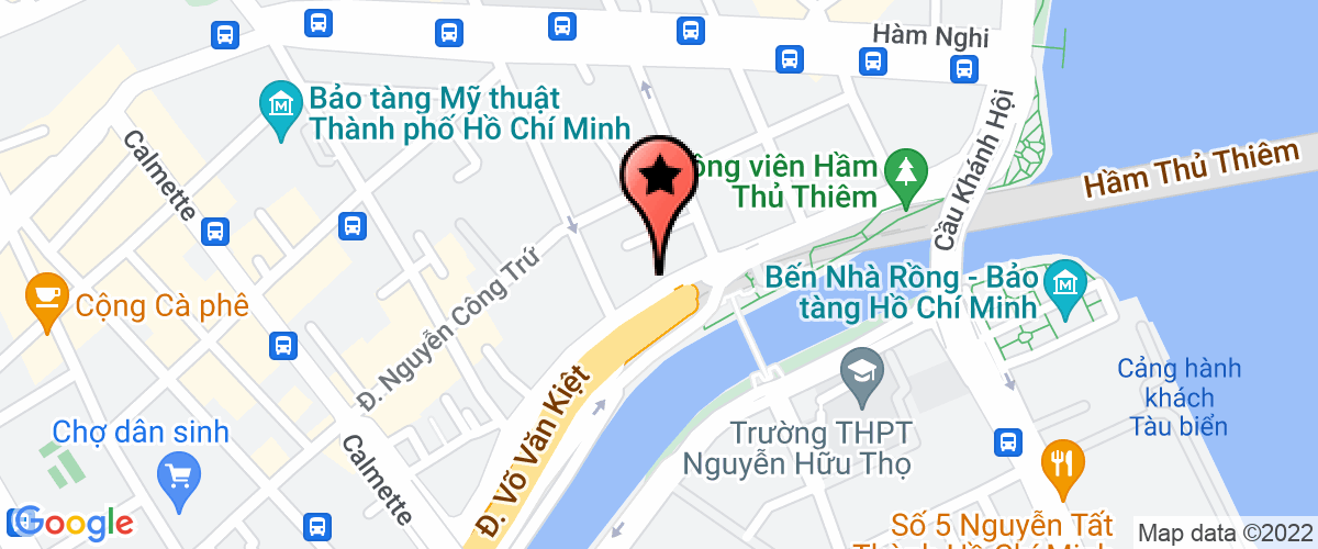 Bản đồ đến địa chỉ Đoàn khối Doanh Nghiệp Công Nghiệp Trung ương Tại TP Hồ Chí Minh