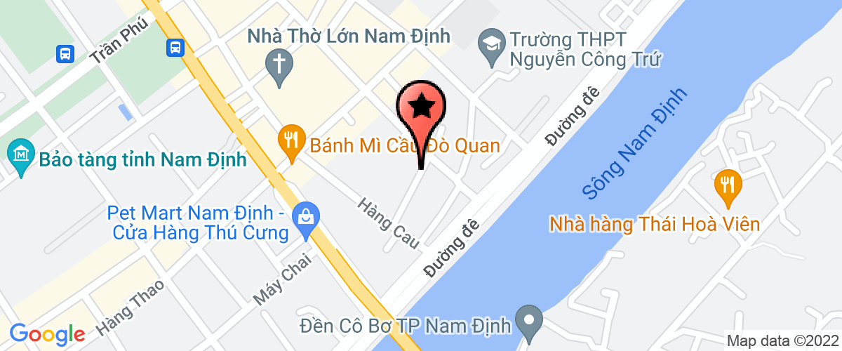Bản đồ đến địa chỉ Chi Nhánh Công Ty Cổ Phần Đầu Tư Và Thương Mại Sao Phương Đông Tại Nam Định